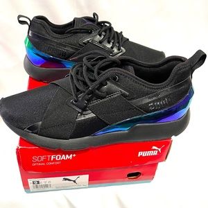 Womens PUMA Muse X5 Metal Athletic Shoe
